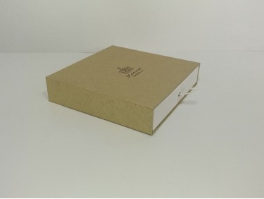 CT001 drawer box special paper screen print sponge tray with velvet ribbon handle jewelry box