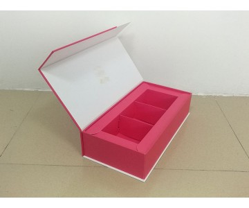 SX001 book shape box flip lid box magnet box hotstamp paper tray food box