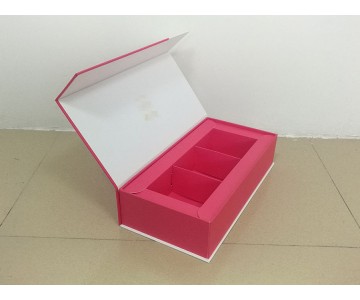 SX001 book shape box flip lid box magnet box hotstamp paper tray food box