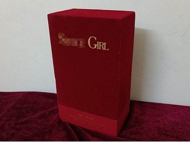 TD002 lid and base box velvet paper special paper hotstamp emboss EVA with velvet perfume box