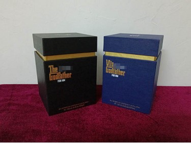 TD009 lid and base box rigid box special paper gold paper hotstamp emboss spot UV with velvet EVA tray perfume box