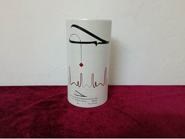 YT002 tube box cylinder box special paper hotstamp EVA tray with velvet perfume box