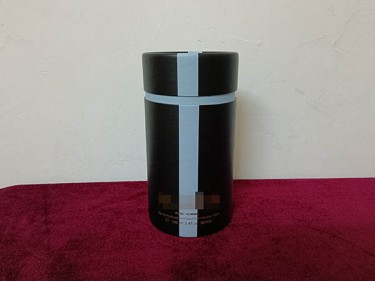 YT004 tube box cylinder box hotstamp emboss velvet EVA tray perfume box