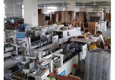 automatic card box gluing machine