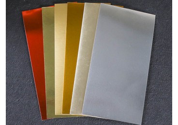 gold and silver card paper